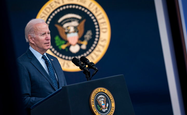 Prezydent USA Joe Biden / autor: PAP/EPA/Al Drago / POOL