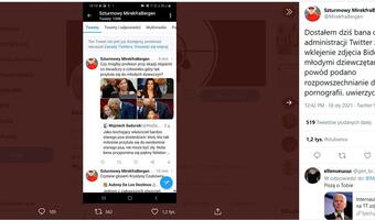 Twitter usunął zdjęcie z Bidenem za... dzieciącą pornografię?