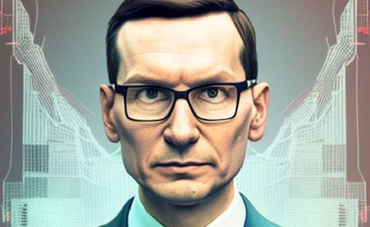 Wizerunek premiera stworzony przez SI / autor: fot. Facebook/Mateusz Morawiecki