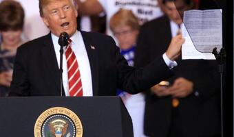 Wrócił Trump z kampanii wyborczej