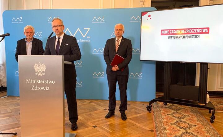 Konferencja w Ministerstwie Zdrowia / autor: twitter.com/MZ_GOV_PL