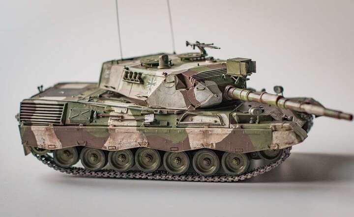 Makieta niemieckiego czołgu Leopard 2 / autor: Pixabay
