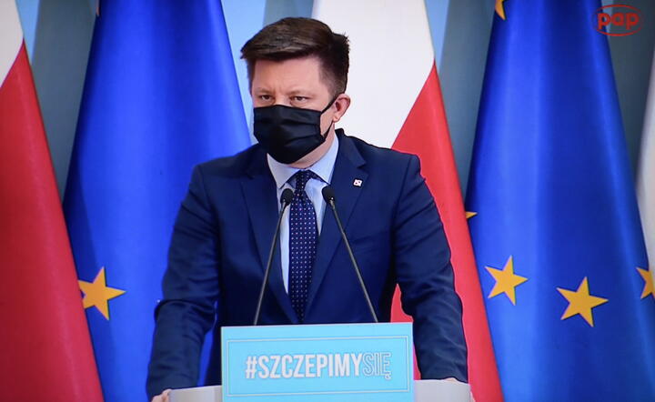 pełnomocnik rządu ds. programu szczepień, szef KPRM Michał Dworczyk / autor: fotoserwis PAP