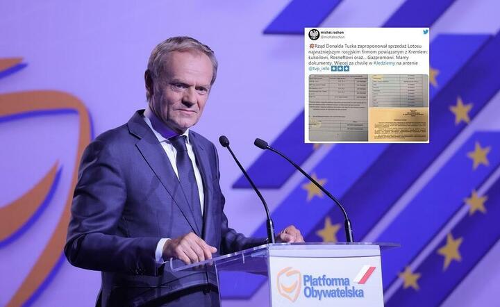 Donald Tusk / autor: Fratria/Twitter michal.rachon