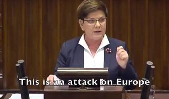 Amerykański publicysta zachwycony słowami premier Szydło o migracji WIDEO