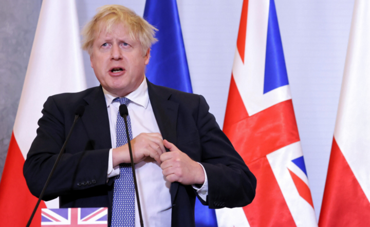 szef brytyjskiego rządu Boris Johnson  / autor: PAP 