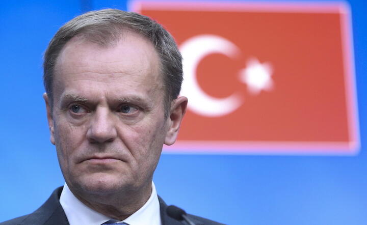 Donald Tusk, fot. PAP/EPA/OLIVIER HOSLET