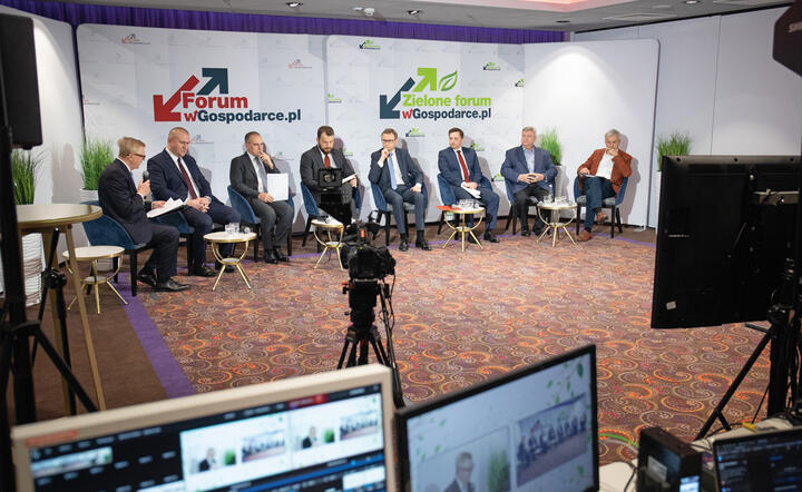 Debata podczas Zielonego Forum wGospodarce / autor: Fratria