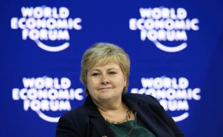 Erna Solberg, premier Norwegii / autor: PAP/EPA/GIAN EHRENZELLER
