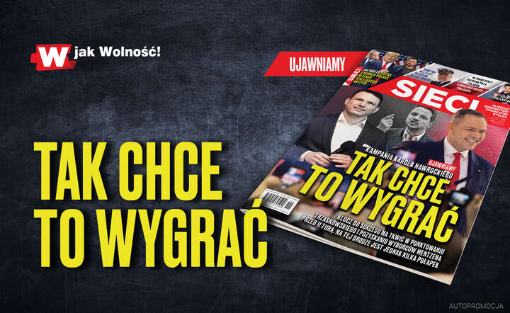 Okładka tygodnika Sieci / autor: Fratria 
