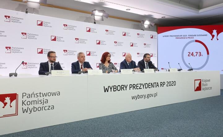 Konferencja PKW / autor: PAP/Paweł Supernak