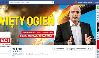 Wysokie notowania tygodnika „wSieci” w mediach społecznościowych