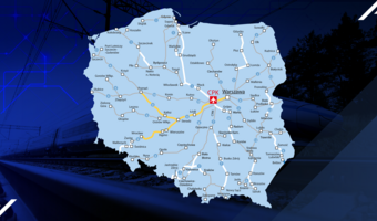Polska na nowo połączona dzięki inwestycjom kolejowym CPK. Spółka ogłosiła przebieg trzeciego odcinka „igreka”