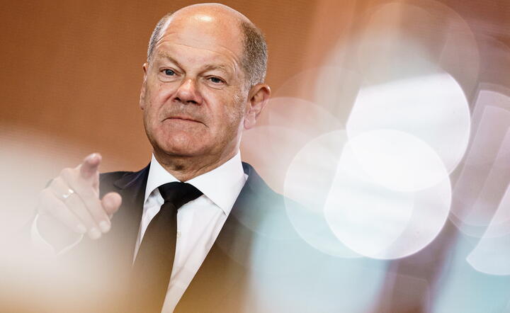 Kanclerz Niemiec Olaf Scholz / autor: PAP/EPA/CLEMENS BILAN