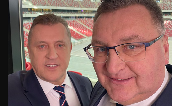 prezes PZPN Cezary Kulesza i Czesław Michniewicz / autor: Twitter/Cezary Kulesza