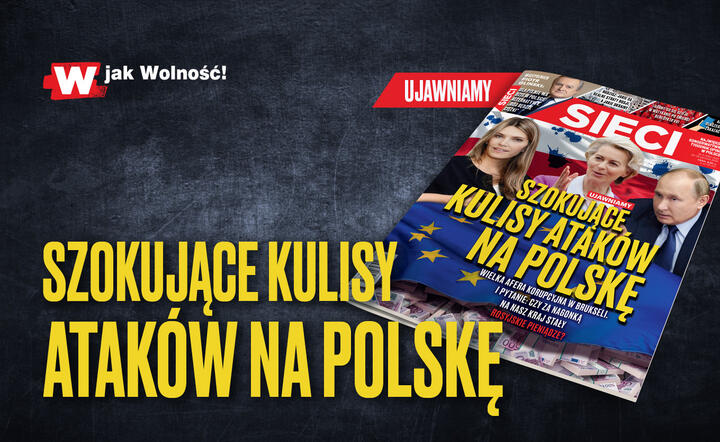 Okładka tygodnika 'Sieci' / autor: Fratria