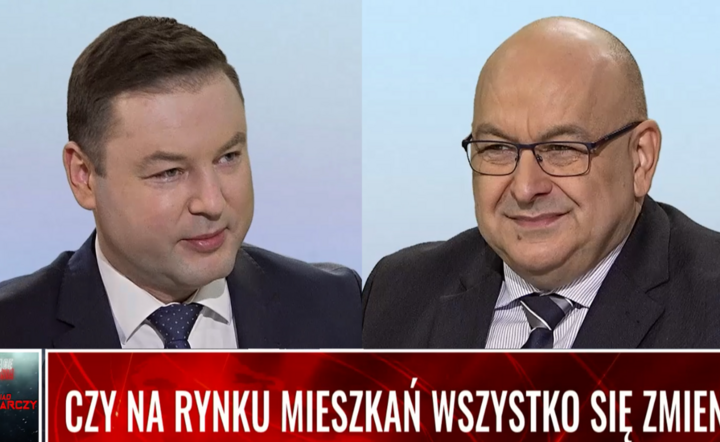 Gościem Maksymiliana Wysockiego w najnowszym Wywiadzie Gospodarczym był Jarosław Jędrzyński, analityk rynku nieruchomości w RynekPierwotny.pl / autor: Fratria