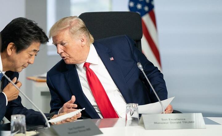 Shinzo Abe i Donald Trump / autor: commons.wikimedia.org