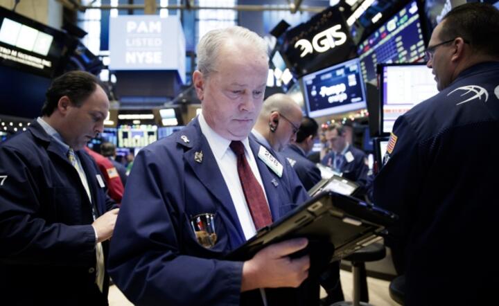 Maklerzy na Wall Street, fot. PAP/EPA/Justin Lane