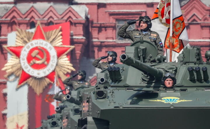 Proba generalna defilady zwycięstwa w Moskwie / autor: PAP/EPA/YURI KOCHETKOV