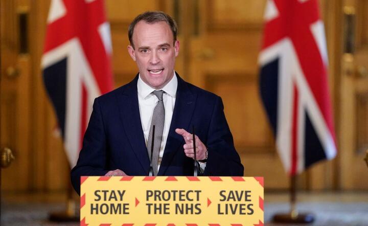 Dominic Raab / autor: PAP/EPA/ANDREW PARSONS / DOWNING STREET / HANDOUT