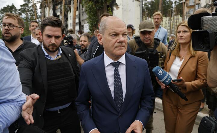Kanclerz Niemiec Olaf Scholz  / autor: PAP/EPA/LUDOVIC MARIN / POOL