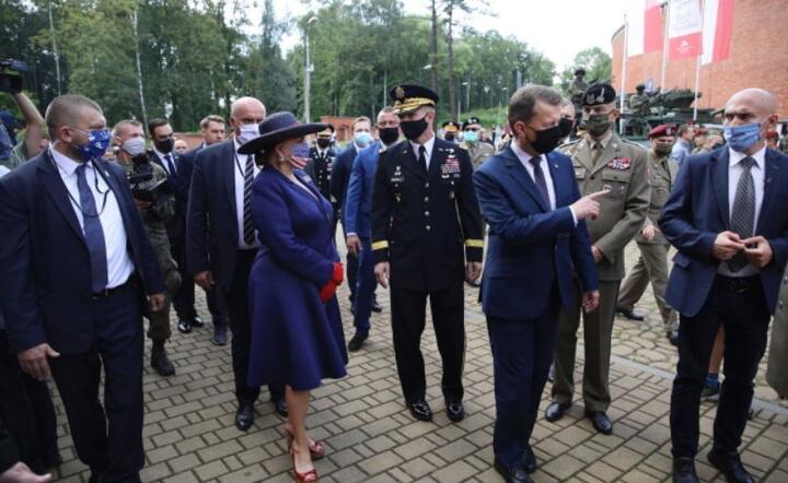 Spotkanie na temat ulokowania w Polsce wysuniętego dowództwa V Korpusu Wojsk Lądowych USA. / autor: PAP/Łukasz Gągulski