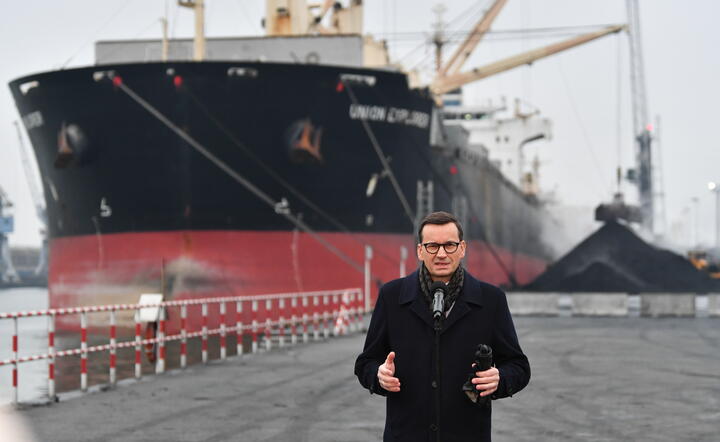 Mateusz Morawiecki w Porcie Gdańsk Eksploatacja / autor: PAP
