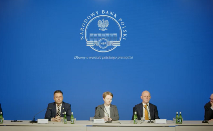 Zdjęcie z konferencji NBP / autor: Screen