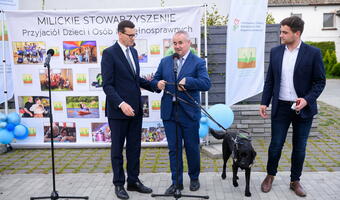Premier w Miliczu: solidarne społeczeństwo wyciąga rękę do najsłabszych