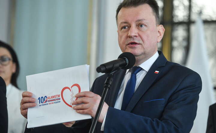 Szef Klubu PiS Mariusz Błaszczak / autor: Fot. PAP/Piotr Nowak