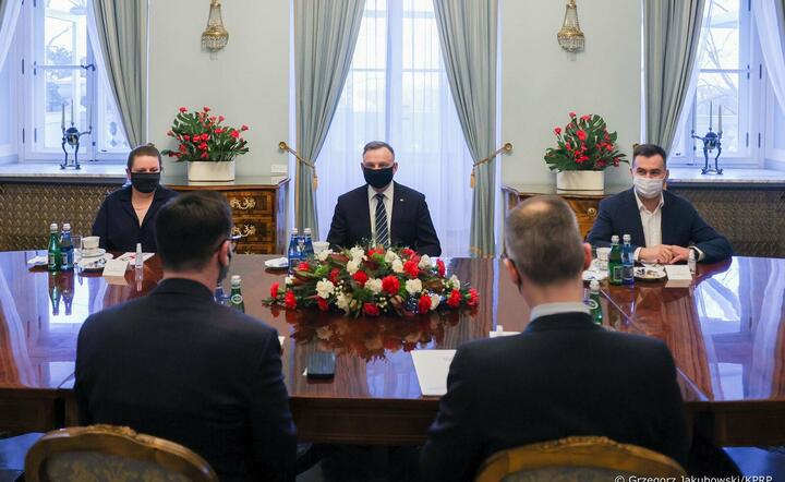 Prezydent Duda i Obajtek / autor: KPRP