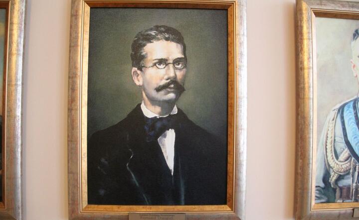 Romuald Traugutt, dyktator Powstania Styczniowego, portret w ministerstwie obrony narodowej / autor: fot. Fratria