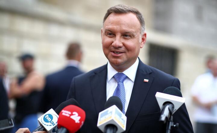 Prezydent RP Andrzej Duda / autor: PAP/Łukasz Gągulski