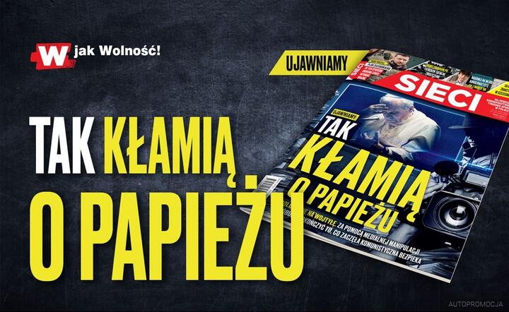 Okładka tygodnika Sieci  / autor: Fratria 