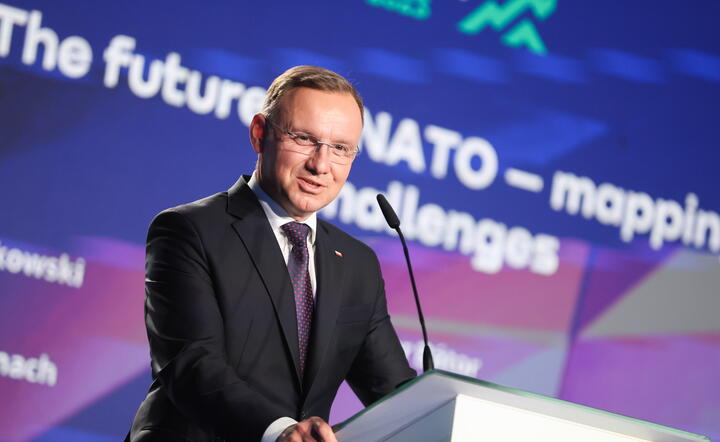 Andrzej Duda w Krynicy / autor: PAP