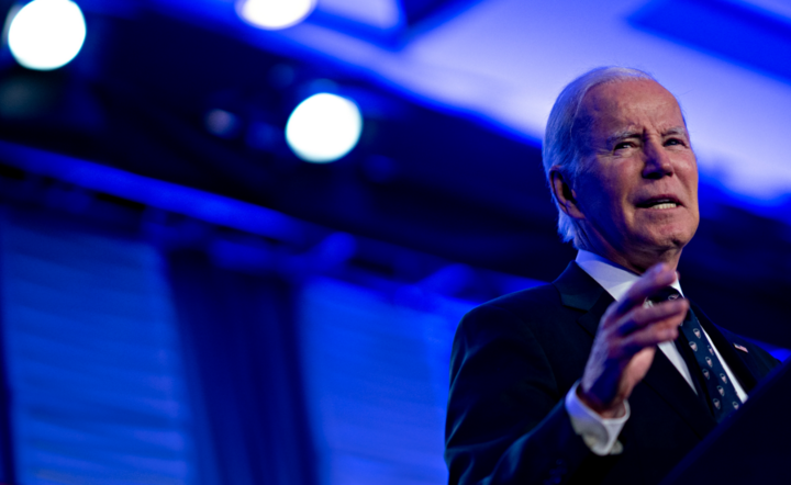 Prezydent USA Joe Biden / autor: PAP/EPA/ANDER HARRER