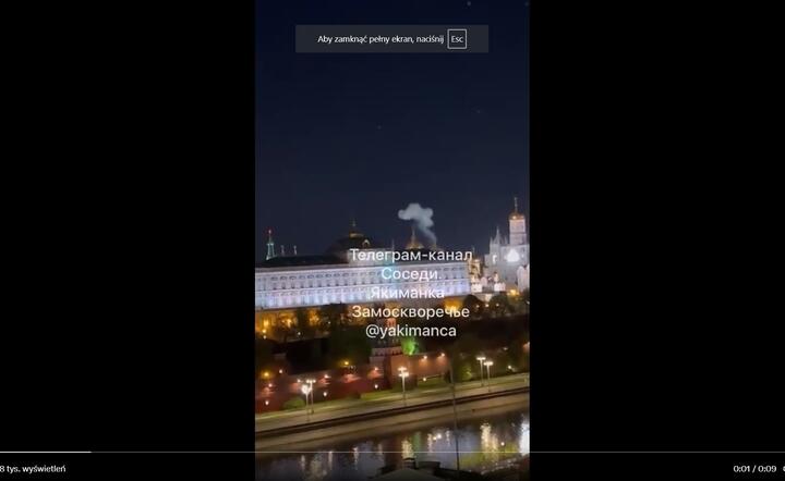 Atak na Kreml? / autor: fot. Twitter
