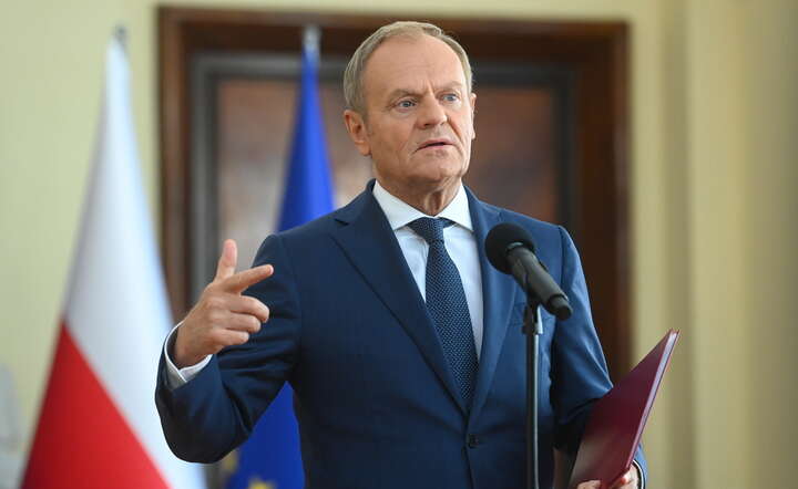 Donald Tusk na konferencji prasowej po posiedzeniu rządu / autor: PAP/Piotr Nowak