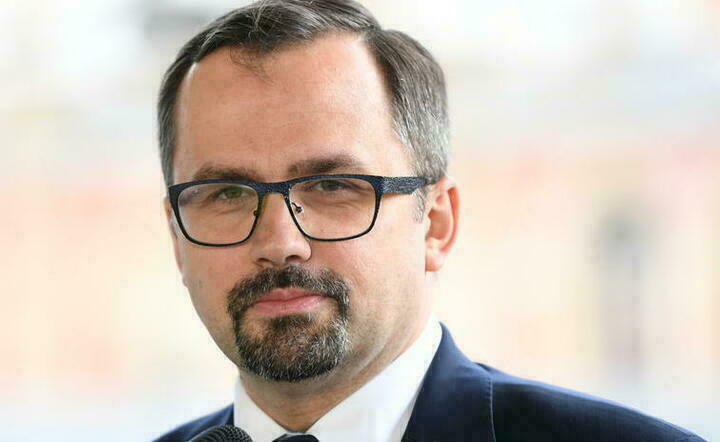 Marcin Horała, wiceminister funduszy i polityki regionalnej, pełnomocnik rządu ds. CPK / autor: PAP
