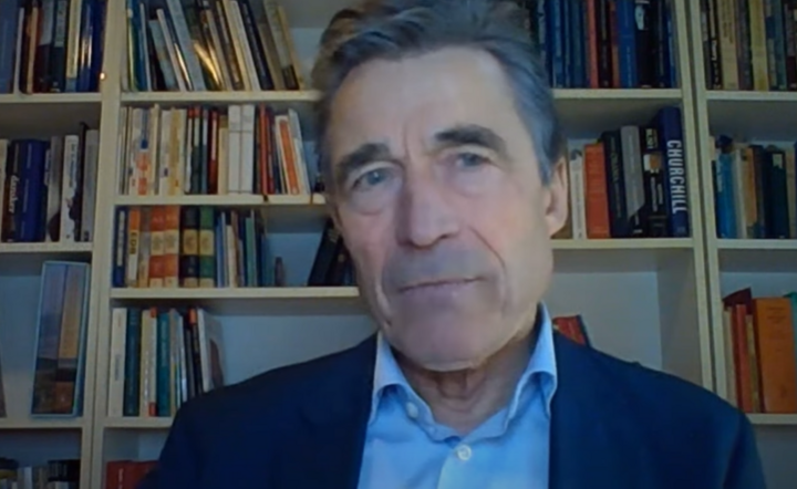 były sekretarz generalny NATO Anders Fogh Rasmussen / autor: YouTube/RMF FM 