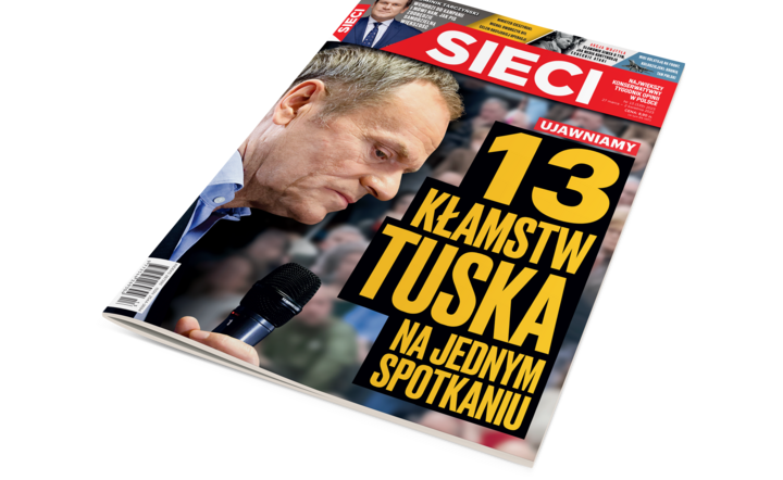Najnowsze wydanie tygodnika "Sieci" / autor: Fratria