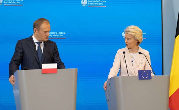 Czy Donald Tusk coś wskóra w sprawie podatku od emisji u szefowej KE Ursuli von der Leyen? / autor: Fratria / Andrzej Wiktor