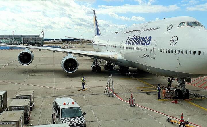 Boeing 747-8 w barwach Lufthansy / autor: Wikipedia.org