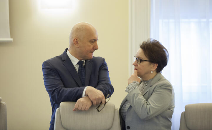 Joachim Brudziński i Anna Zalewska / autor: Fratria
