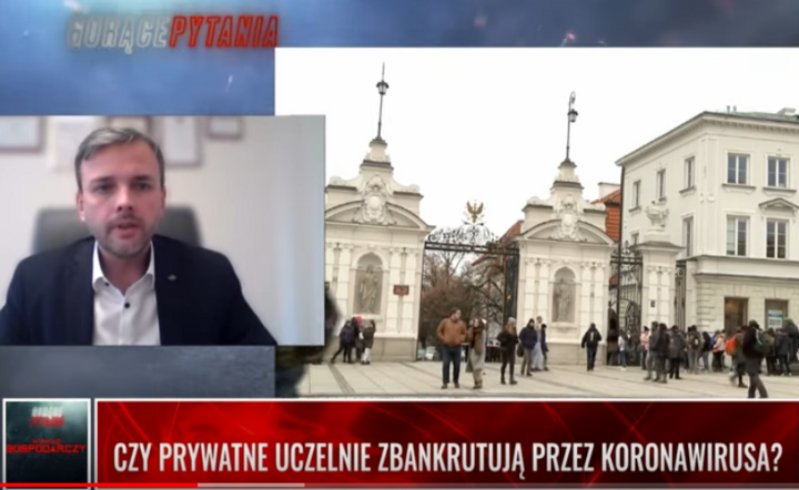 Prof. Grzegorz Mazurek, rektor Akademii Leona Koźmińskiego / autor: Fratria