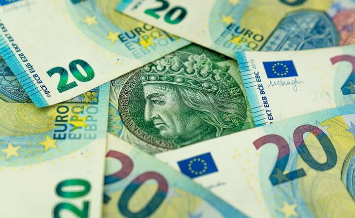 W kolejnych miesiącach kurs euro ustabilizuje się wokół 4,28 zł / autor: Fratria / AS