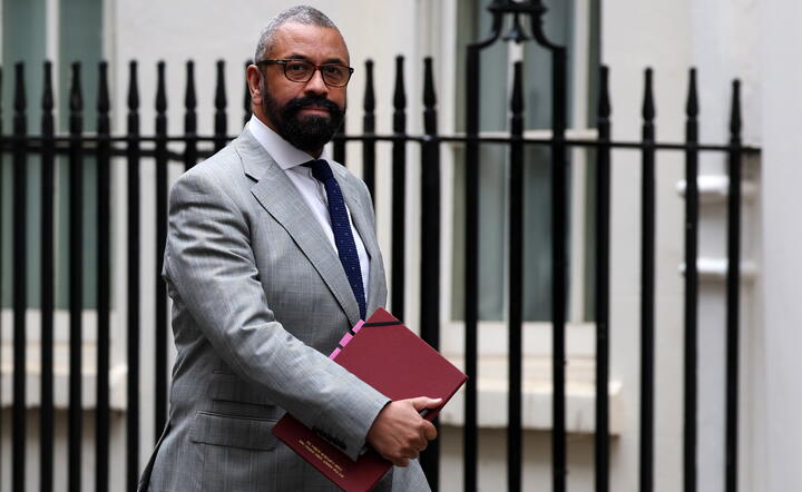 Minister spraw zagranicznych Wielkiej Brytanii James Cleverly / autor: PAP