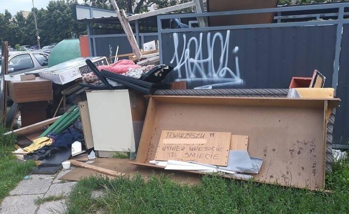śmietnik w Warszawie / autor: Fratria