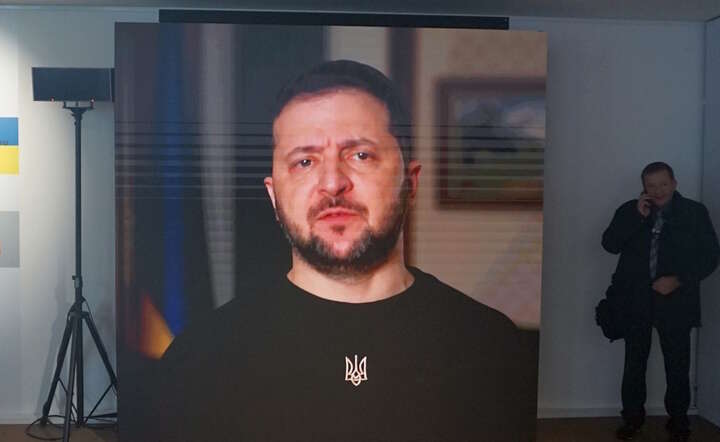 Prezydent Ukrainy Wołodymyr Zełenski  / autor: Fratria